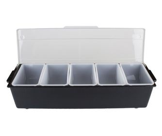 Organizator za sadje z 5 predelki
