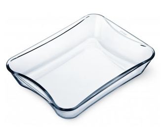 Pravokotni lonec s plastičnim pokrovom 3,5 l Simax 7226/D
