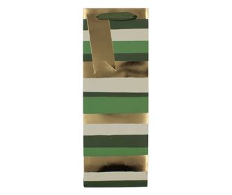 Clairefontaine Green Stripe italos táska