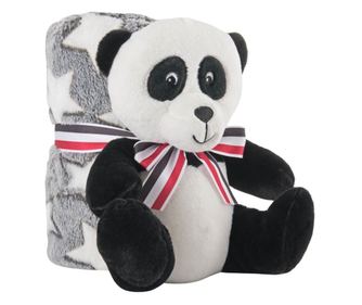 Set dekice i plišane pande 22 cm