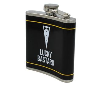 Bočica, metalna, Lucky Bastard, 160 ml
