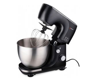 Multifunkcionlis Alpina kever, 5 l-es rozsdamentes acl tl, fekete, 33,7 x 22,6 x 34,5 cm, 800 W