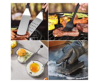 134 db-os BBQ grill készlet