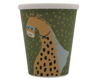 Чаша за парти с жираф от меламин 250 мл