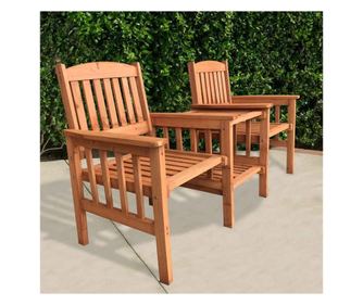 Dřevěná zahradní sestava pro 2 osoby