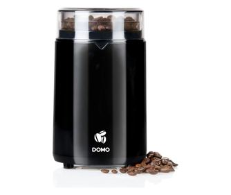DOMO elektromos kávédaráló, Kávédaráló, 70 g-os kapacitás, rozsdamentes acél pengék, légmentesen záródó tartály, könnyen tárolha