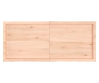 Falra szerelhet polc, 140x60x6 cm, kezeletlen tmr tlgyfa