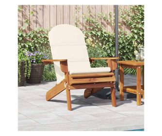 Vrtni stol Adirondack z blazinami, masivni akacijev les