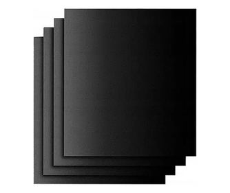 Set 4 bucati folie antiaderenta din teflon pentru gratar, Gonga® Negru
