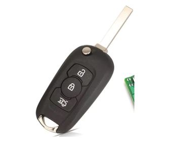 Cheie auto completa programabila, Techstar tip briceag, 3 butoane, compatibila Opel Astra K 2015–2021 – 434 MHz, cip ID46 PCF796