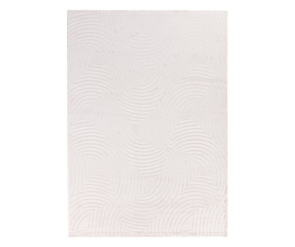 Covor 3D Modern Sahara Geometry Cream 80 cm x 250 cm