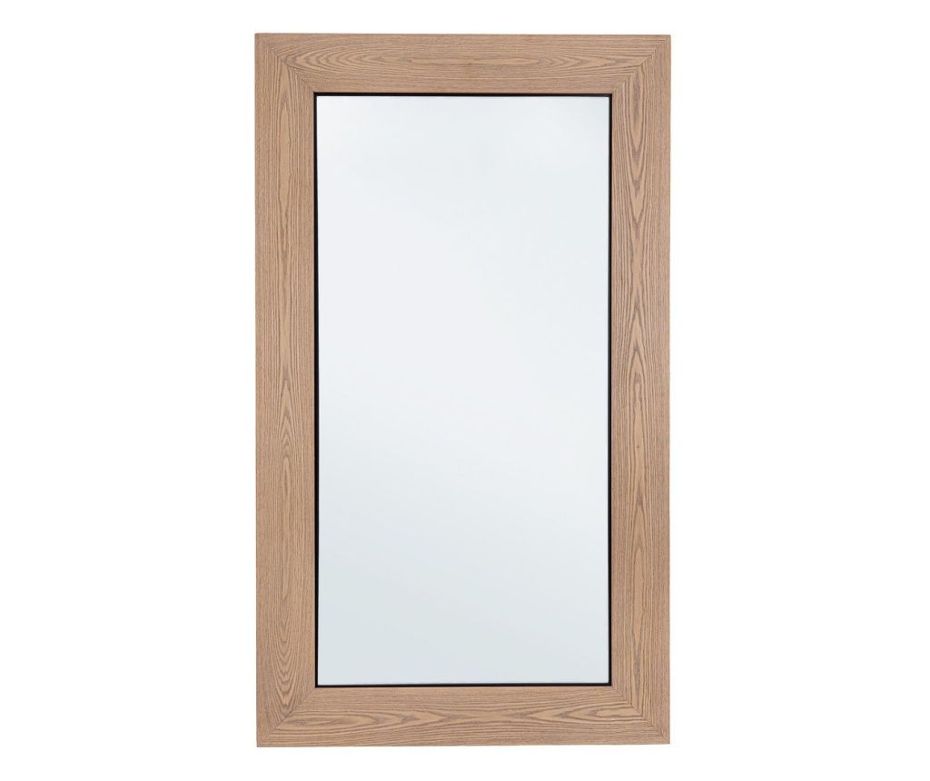 Amyris Brown Wood Wall Mirror 106.5x10x182.5h