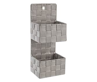 Beżowa Półka Ścienna Nylonowa 25x15x48h