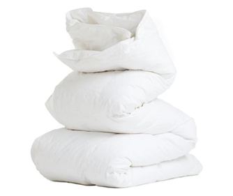 Πουπουλένιο πάπλωμα SILVER, Νέο Γαλλικό πούπουλο, 60% πούπουλα, 160x200 εκ, FP 550 cuin, Ζεστό