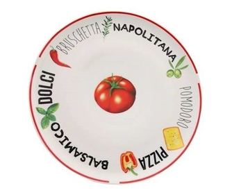 Ястия Pizza Toscana Домати, порцелан, 30 см