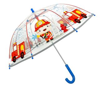 Perletti CoolKids Vatrogasac Prozirni Kišobran 60cm