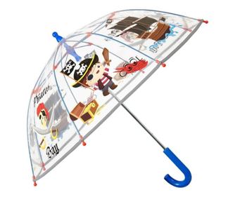 Perletti CoolKids Pirates Prozirni kišobran 60cm