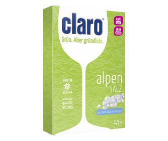 claro алпийска сол за съдомиялни машини, 1.5 кг