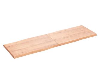 Asztallap, barna, 160x50x4 cm, kezelt tlgyfa, termszetes kontr