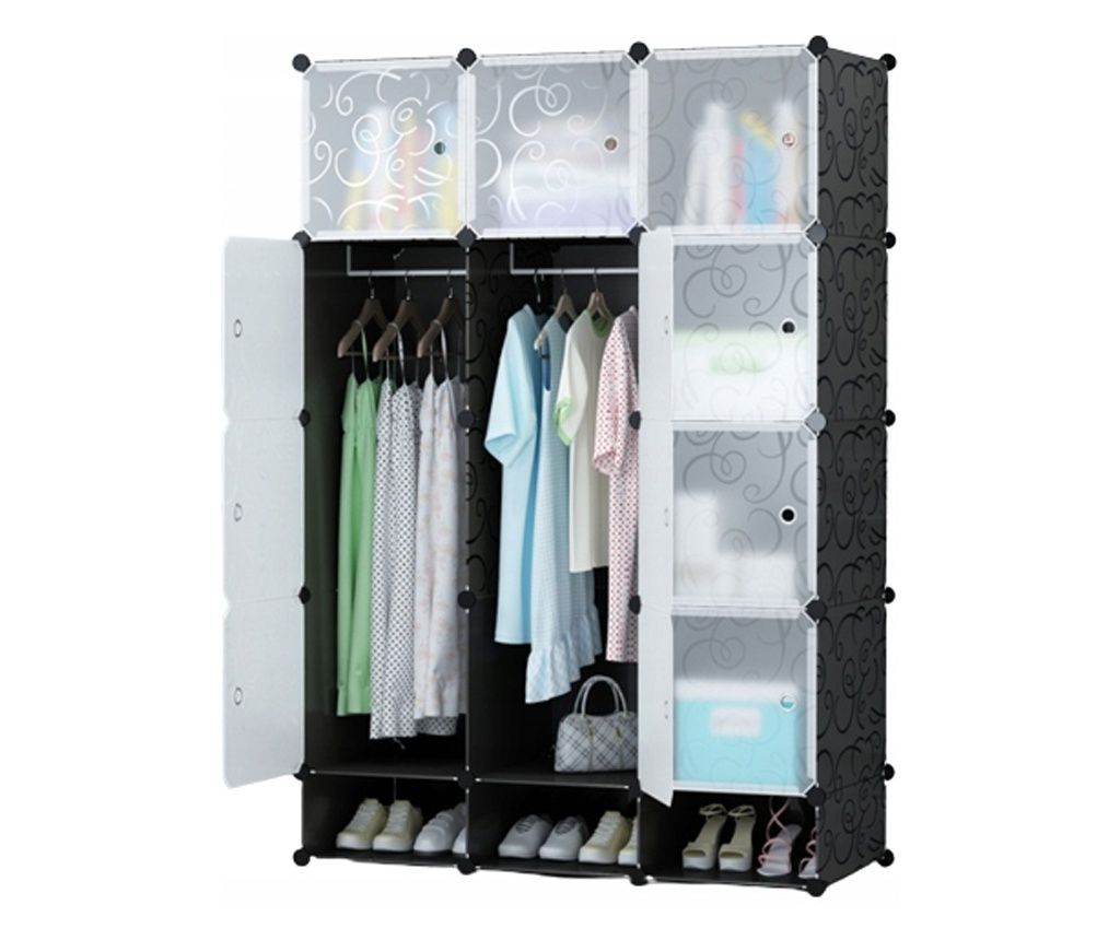 Large Modular Cabinet, Shelves, 12 Compartments