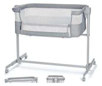Patut Co-sleeper Kinderkraft Neste Up, Full Light Grey