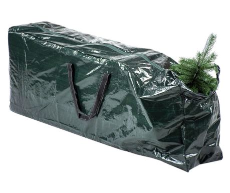 Husa pentru depozitare brad cu inaltimea de pana la 210 cm, 120x25x43 cm, verde