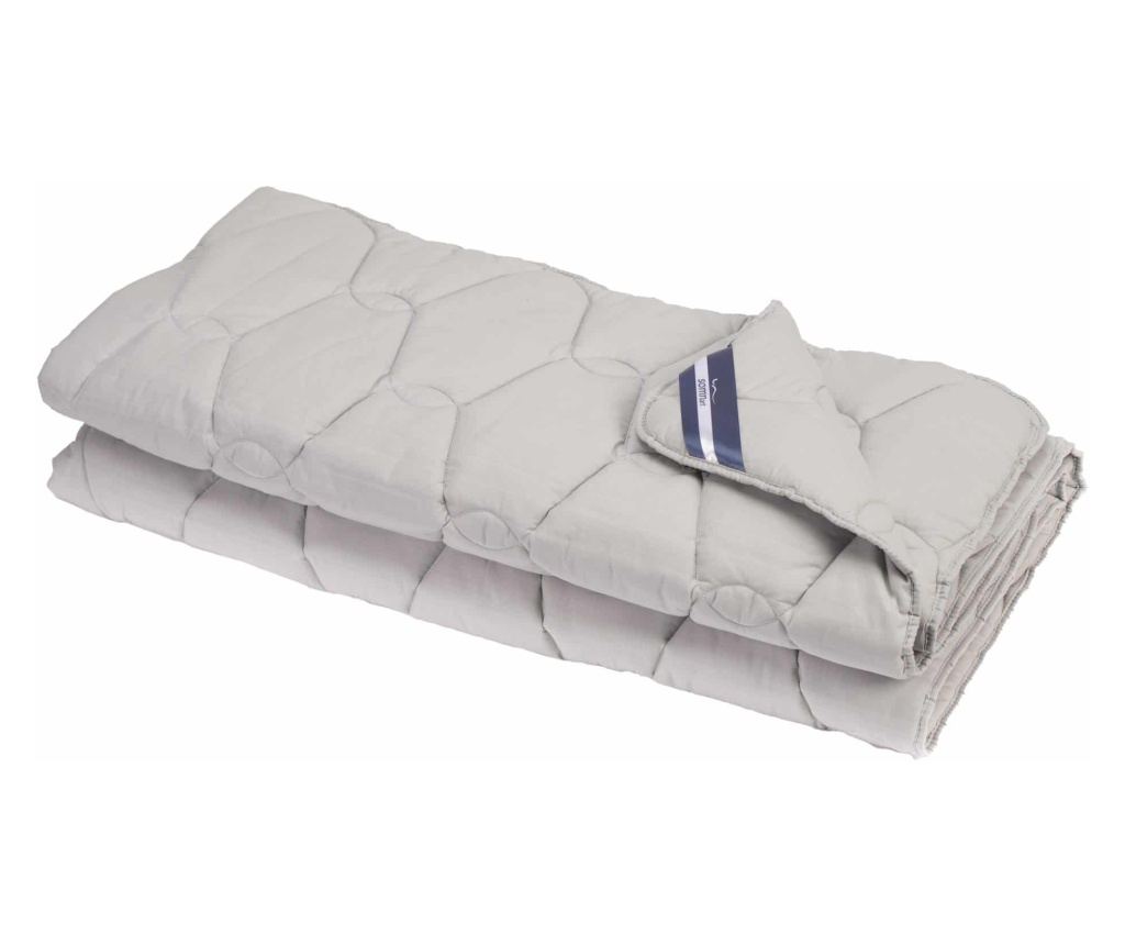 Комплект памучни възглавници Somnart Bella 150x200cm 200g модел бисквити + 1 памучна възглавница Somnart Bella, 50x70cm, сива - 2