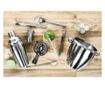 Set pentru cocktail si bauturi, inox, 8 piese, argintiu, Gonga®