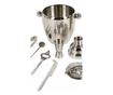Set pentru cocktail si bauturi, inox, 8 piese, argintiu, Gonga®