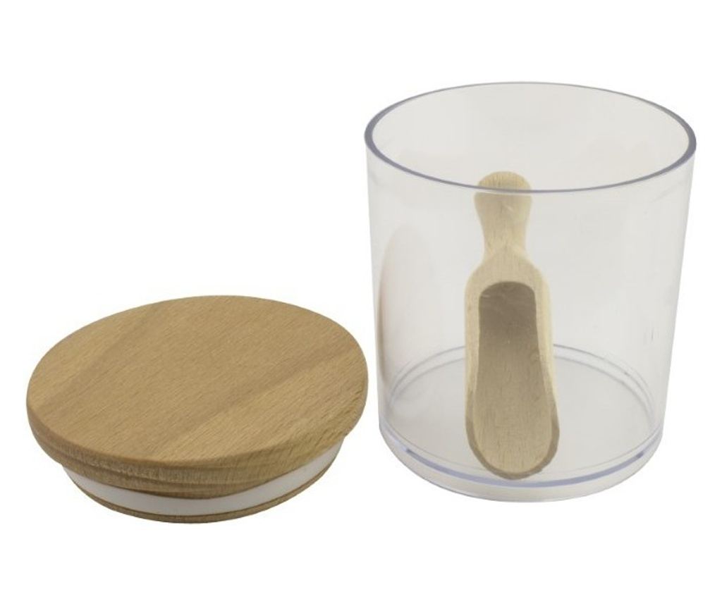 Βάζο Μπαχαρικών 250 ml με Ξύλινο Καπάκι, Azhome - 2