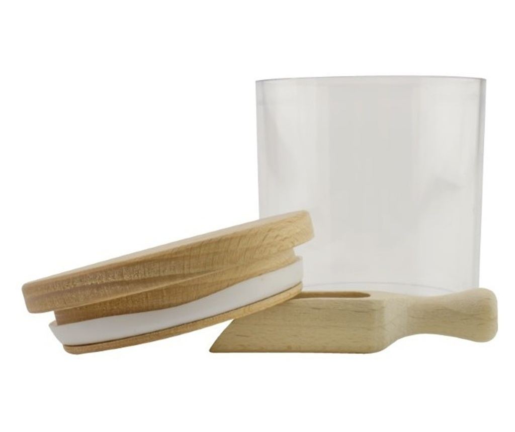 Βάζο Μπαχαρικών 250 ml με Ξύλινο Καπάκι, Azhome - 3