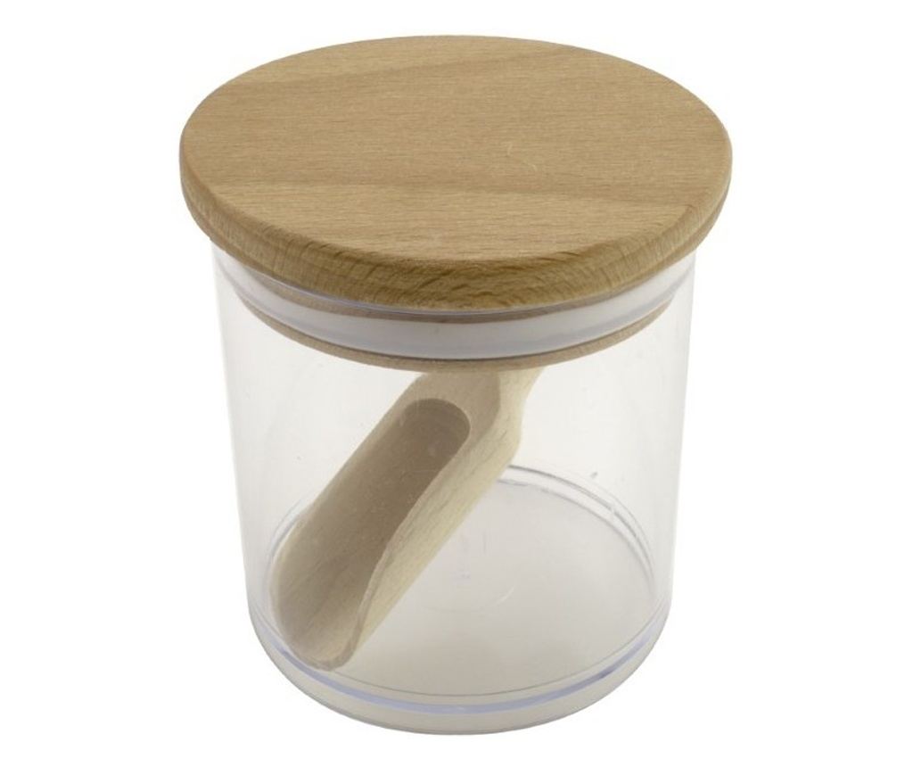 Βάζο Μπαχαρικών 250 ml με Ξύλινο Καπάκι, Azhome - 4