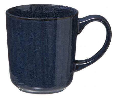 Cana Blue Inc, ceramika szkliwiona, 13x10 cm, 420 ml