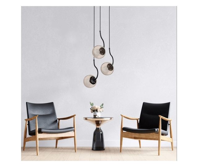 Висяща лампа Light Prestige Hook 3 Black (LP-125/3P BK) - Light Prestige