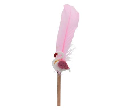 Flamingo olovka s ružičastim perom 30 cm