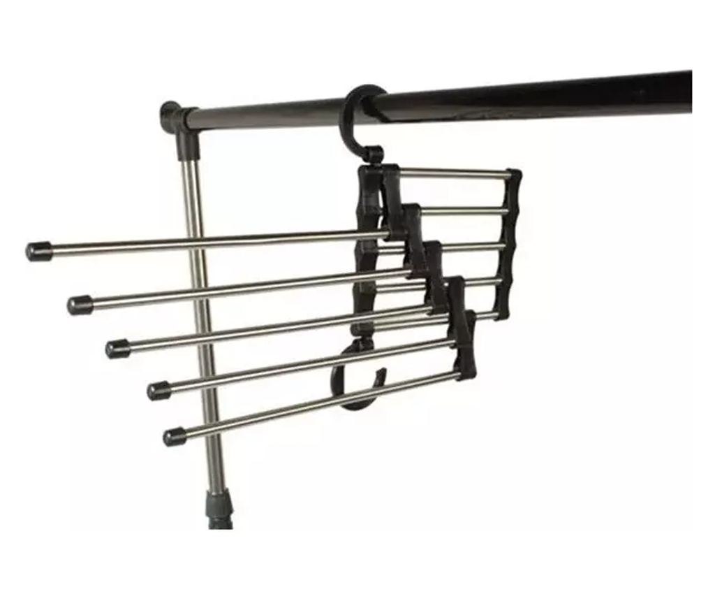 Suport organizator pentru pantaloni sau prosoape, Gonga® Argintiu - 3