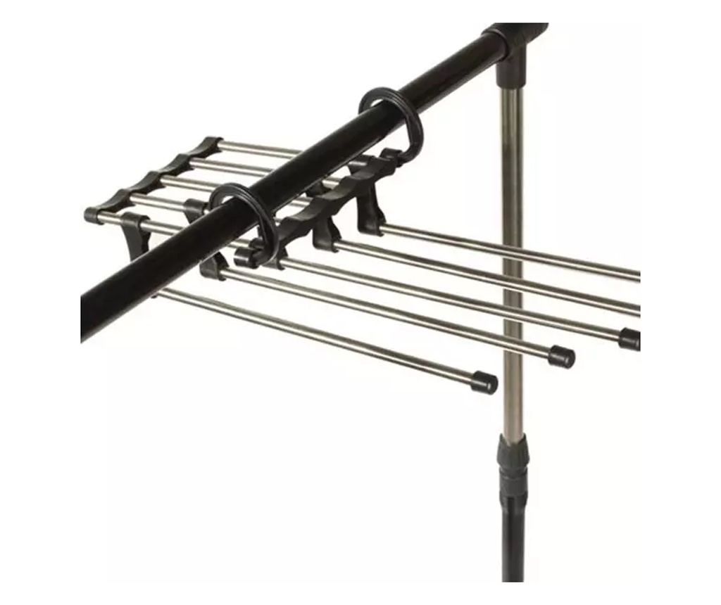 Suport organizator pentru pantaloni sau prosoape, Gonga® Argintiu - 4