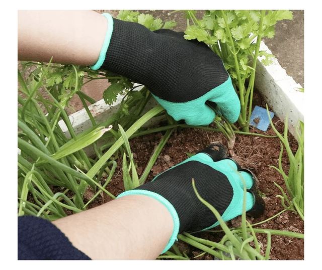 Manusi de gradinarit pentru sapat si plantat, marime universala, Gonga® Verde