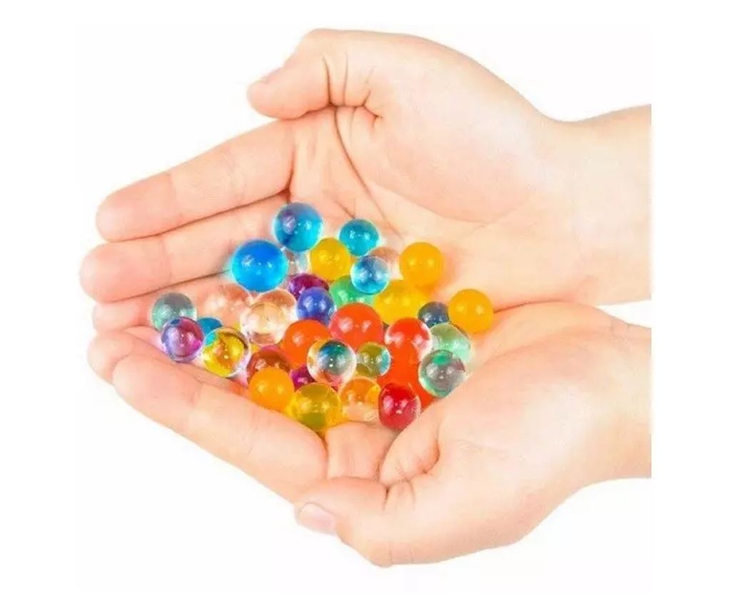 Set 10000 bile decorative din hidrogel, biodegradabile, Gonga® Multicolor - 2