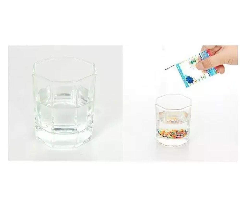 Set 10000 bile decorative din hidrogel, biodegradabile, Gonga® Multicolor - 4