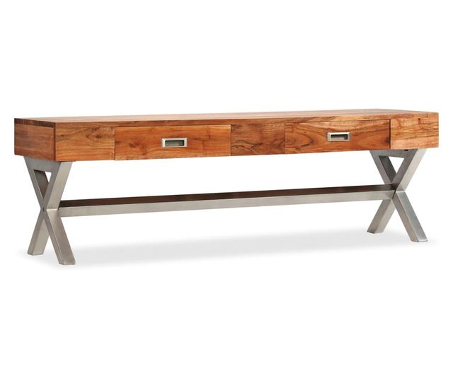 TV komoda s ladicama Masivno drvo bagrema palisander završna obrada 140cm