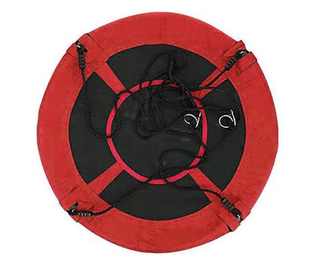 Závěsná houpačka ve tvaru kruhu, 110 cm, modrá