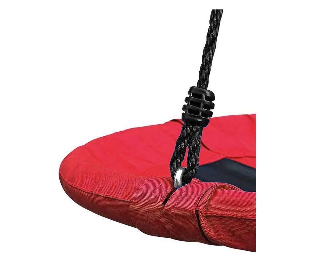 Závěsná houpačka ve tvaru kruhu, 110 cm, modrá - 2