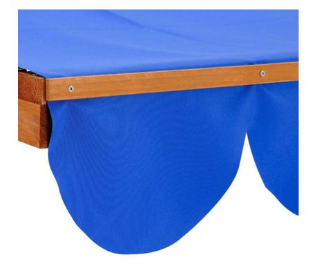 Piaskownica z dachem przeciwsłonecznym