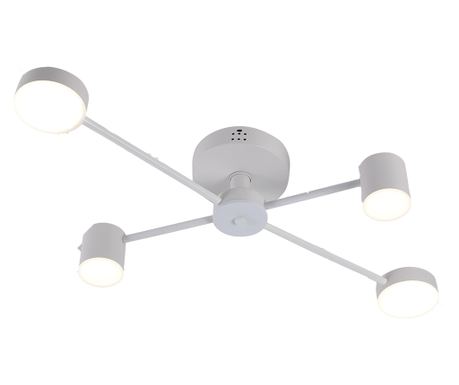 Lustra LED RFAN, Model R9029-4, cu Telecomanda, 3 Tipuri de Lumina, Intensitate Reglabila, 48W, Alb