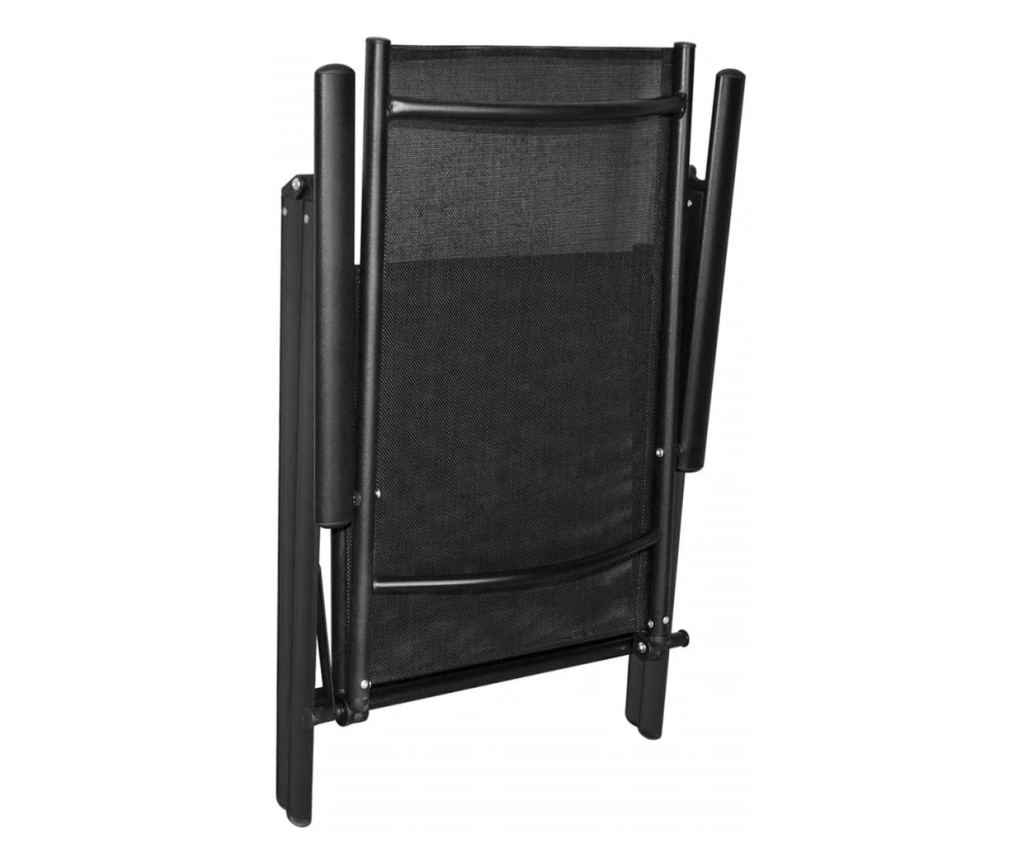 Scaun pliabil de gradina din aluminiu, 2 buc - 7