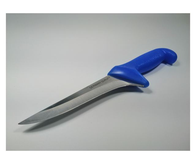 Cutit de transat, otel inoxidabil, 29 cm, albastru