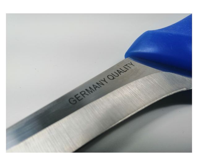 Cutit de transat, otel inoxidabil, 29 cm, albastru