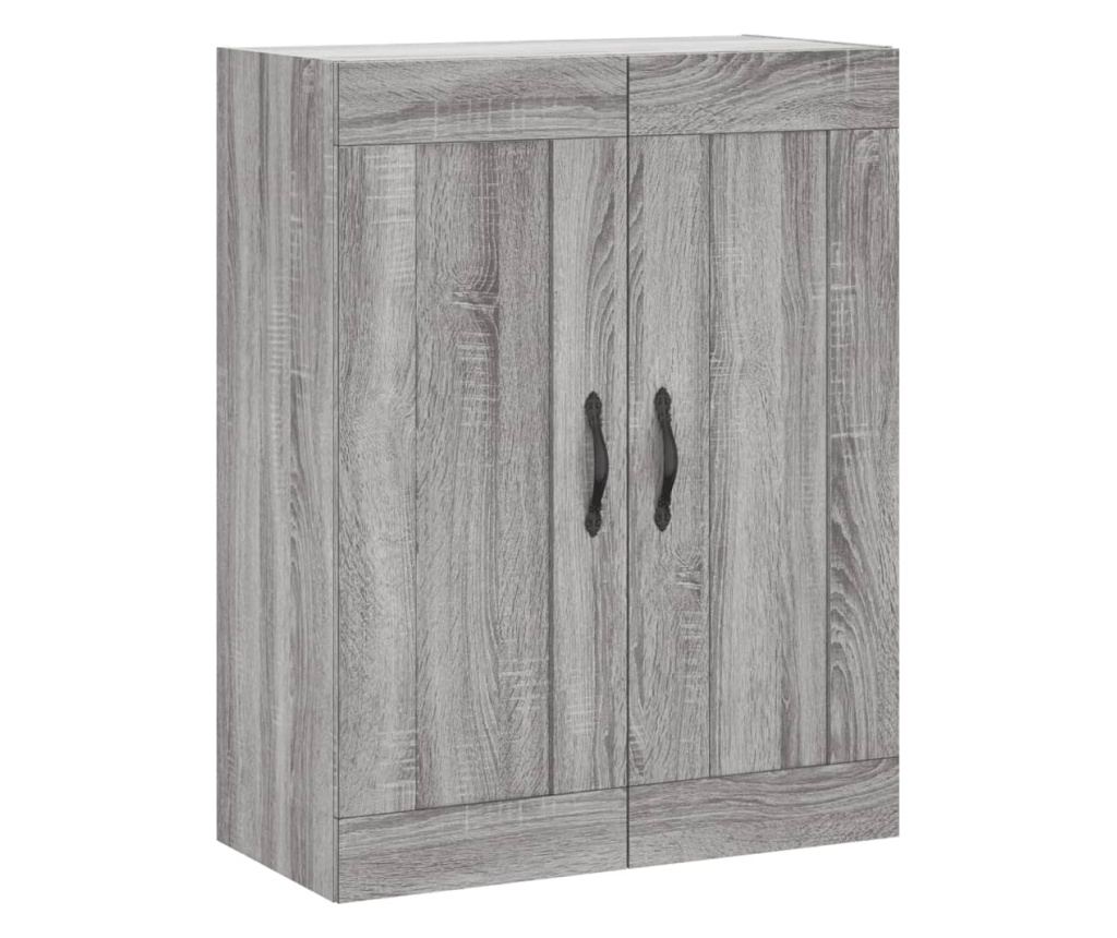 Visoka ormar, siva sonoma, 69,5x34x180 cm, kompozitno drvo - 5