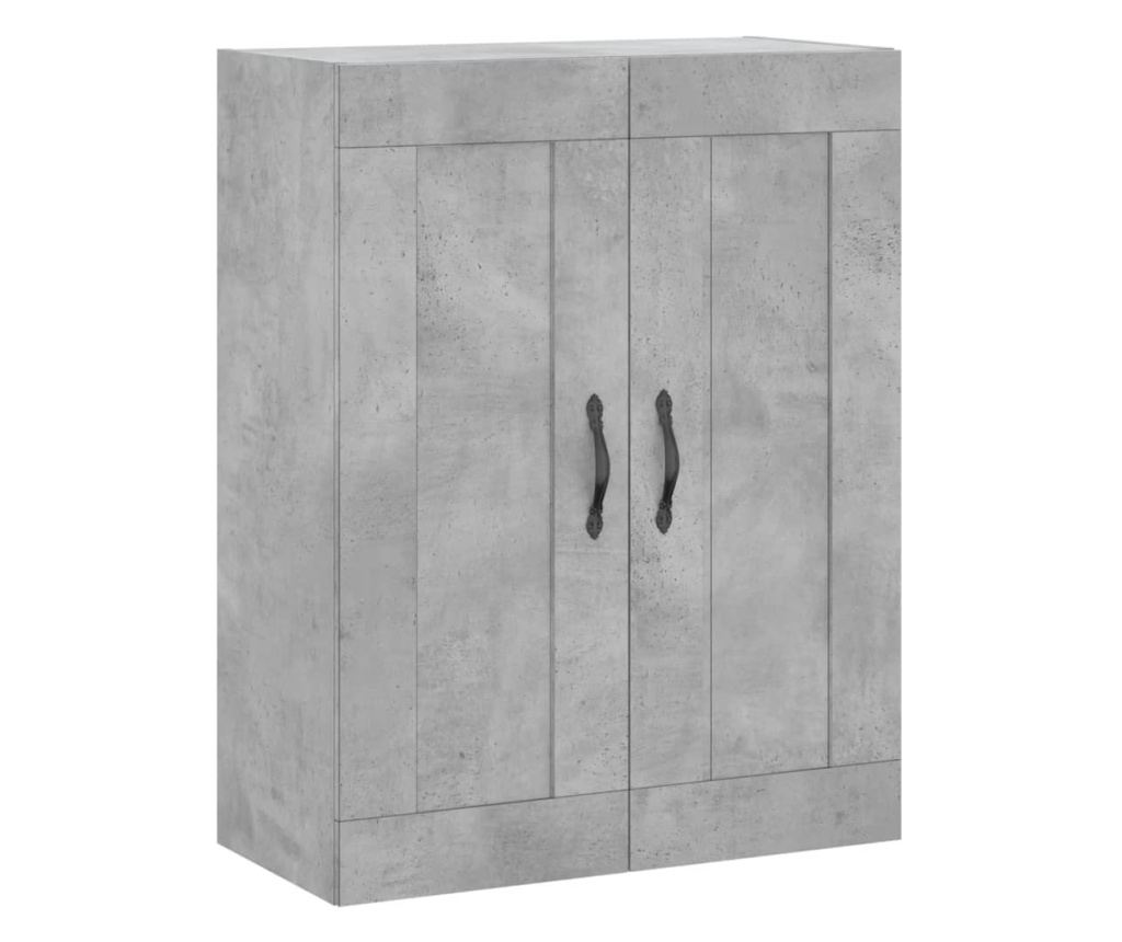 Visoka ormar, siva beton, 69,5x34x180, kompozitno drvo - 5